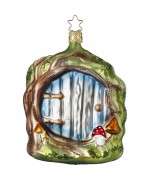 NEW - Inge Glas Glass Ornament - Fantasy Fairy Door
